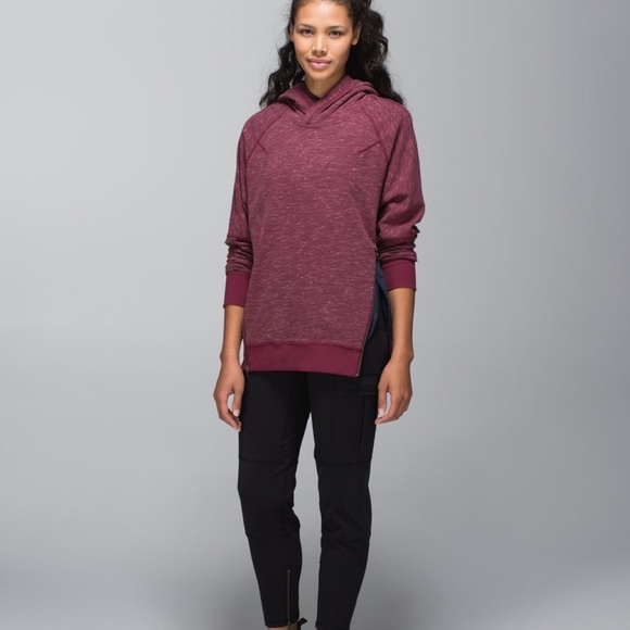 Lululemon Om & Roam Pullover Hoodie Rust Berry Red - Picture 14 of 15